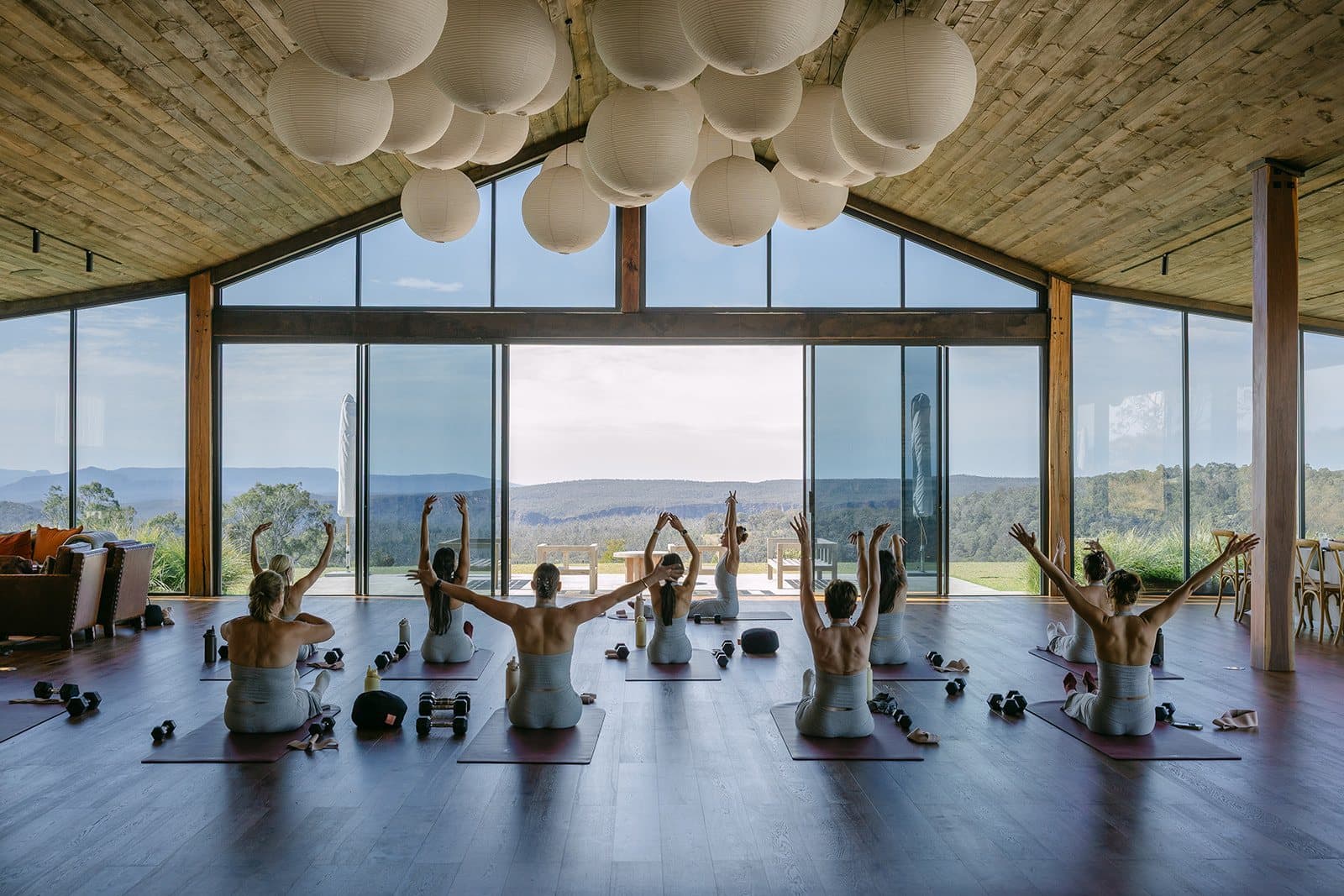 A small number of wellness and leadership retreats each year, with the property to one group.