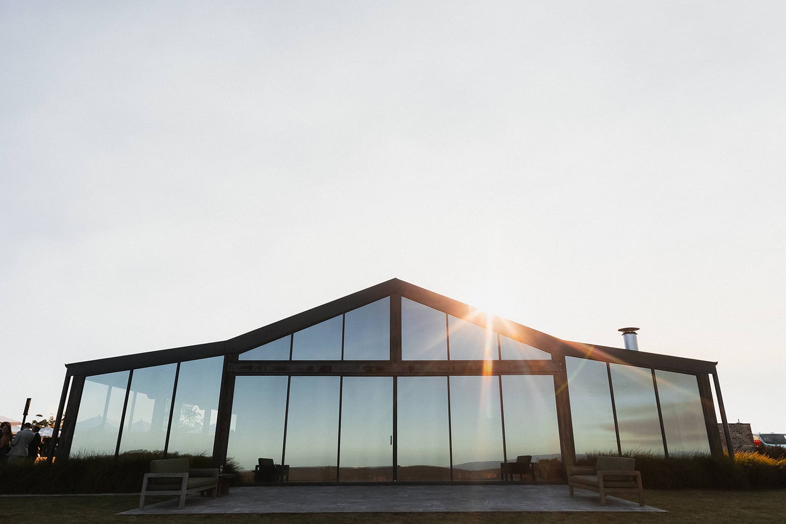 Sun through the gable